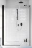 Radaway Nes Black Dws drzwi wnękowe 130cm lewe szkło przejrzyste 10028130-54-01L
